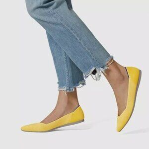 Rothys Brand New In Box Sunshine Yellow Point, size 7.5